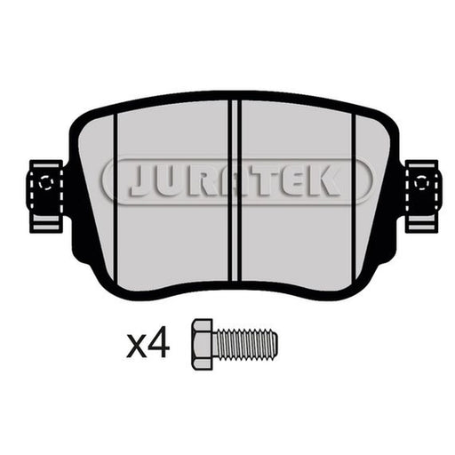 Juratek Front & Rear Pads fits Audi A1 2014-2018