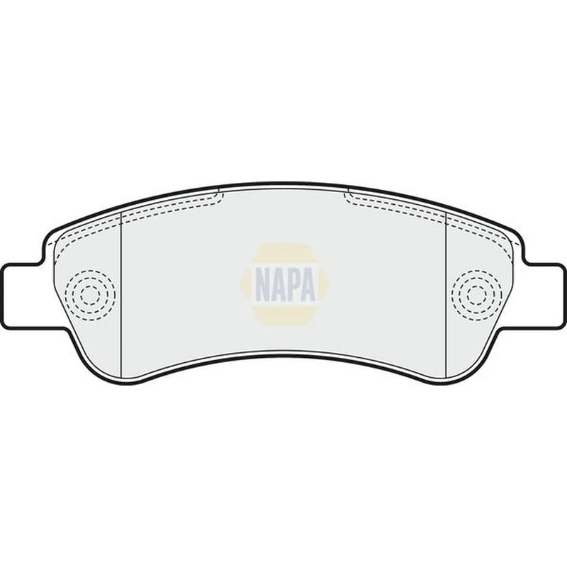 NAPA Rear Brake Pad Set fits Citroën Relay III 2006-2020 2.2 3.0