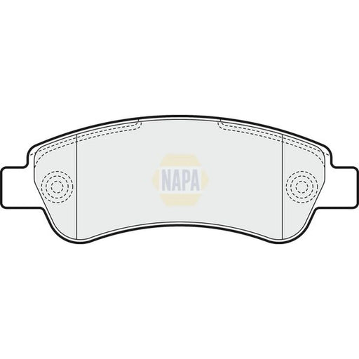 NAPA Rear Brake Pad Set fits Citroën Relay III 2006-2020 2.2 3.0