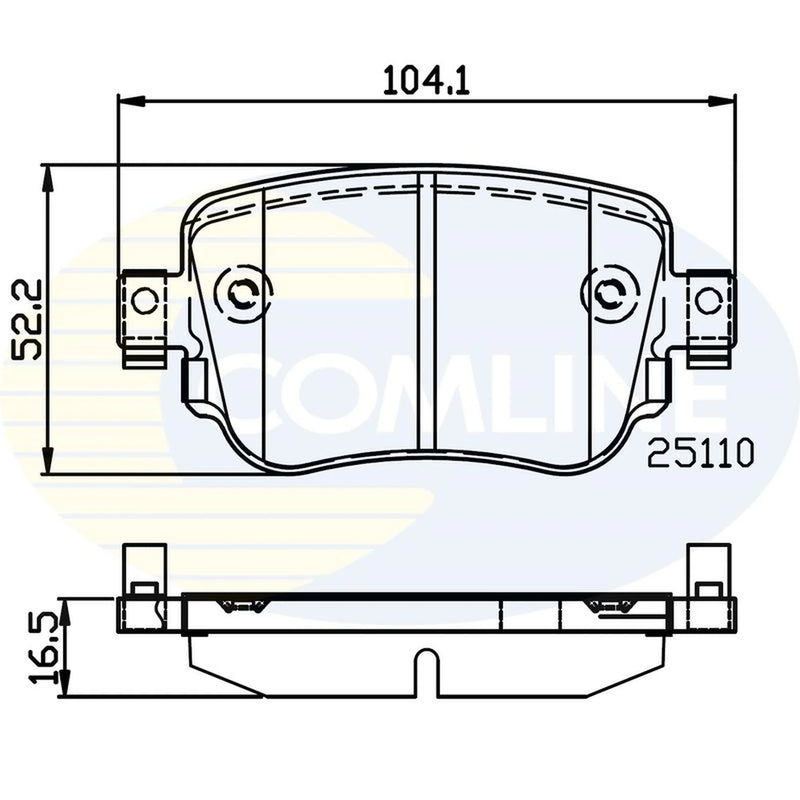 Comline Front & Rear Brake Discs & Pads fits VW Sharan 2015-2020 2.0