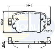 Comline Front & Rear Brake Discs & Pads fits Audi A1 2014-2018 1.0 1.4 1.6