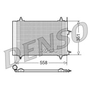 Denso Air Conditioning Condenser DCN21015