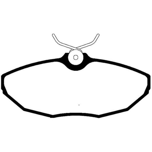 Abtex Rear Brake Pad Set fits Jaguar S-Type II 1999-2008 2.7 3.0 4.0 4.2