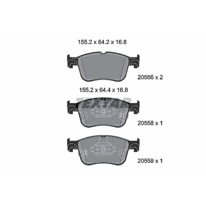 Textar Front Brake Pad Set 2055601