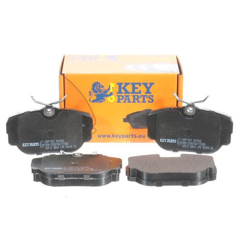 Key Parts 4 x Rear Brake Pad Set fits Land Rover Discovery 1998-2004 2.5 4.0