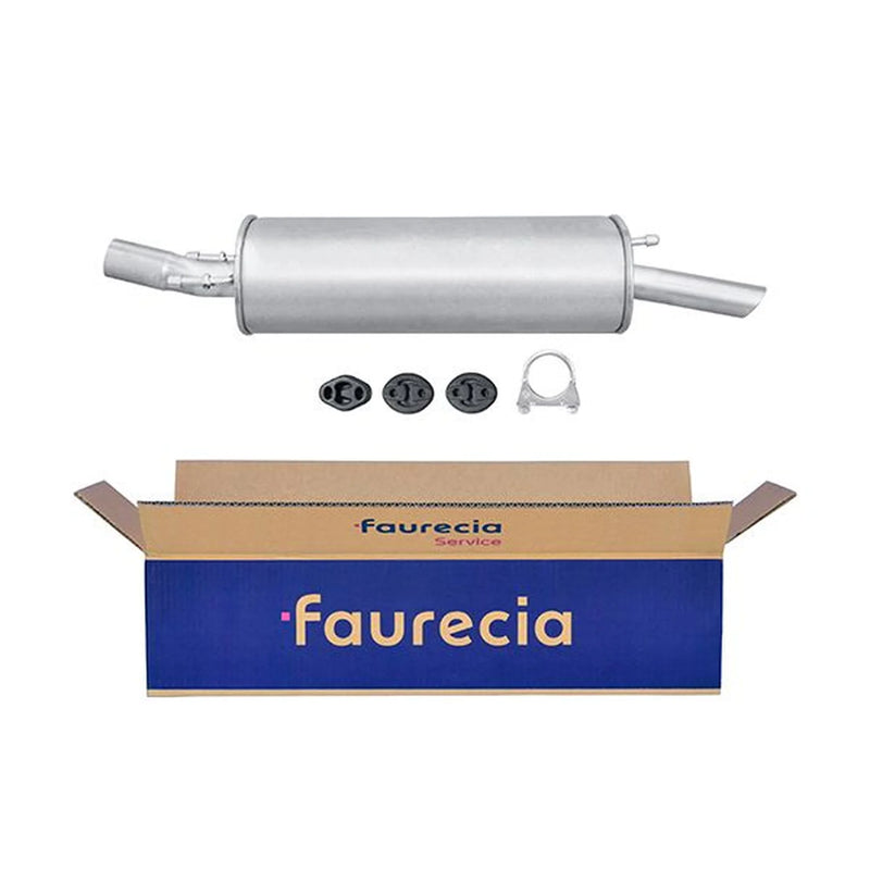 Hella End Silencer Rear fits Ford Fiesta 1995-2002 1.25 1.3