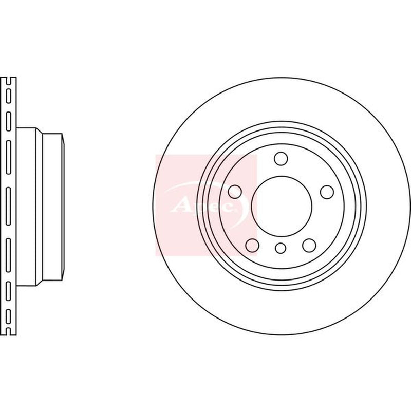 Apec Front Vented & Rear Vented Brake Discs & Pads fits BMW X6 2008-2014