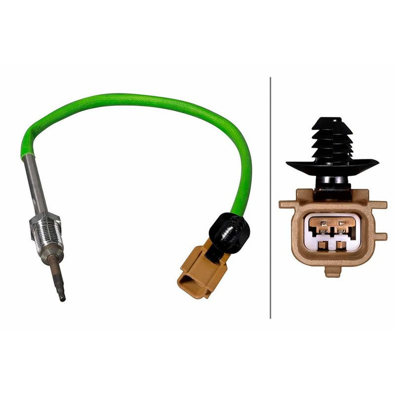 Hella Exhaust Gas Temperature Sensor before exhaust turbocharg fits Dacia Duster