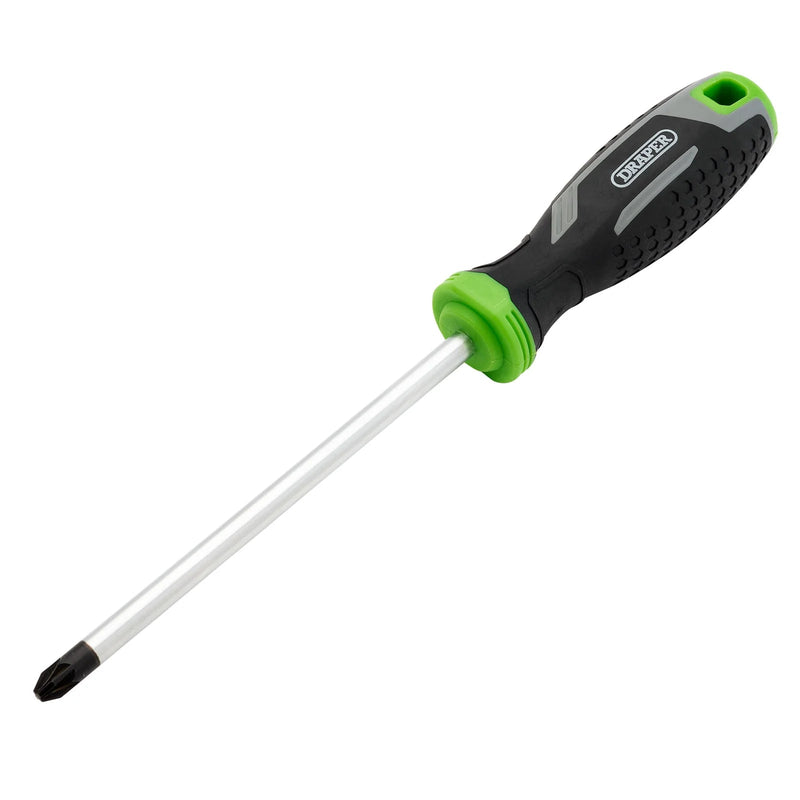 Draper Pozi Soft Grip Screwdriver, PZ3 x 150mm - 200/PZ - image 1