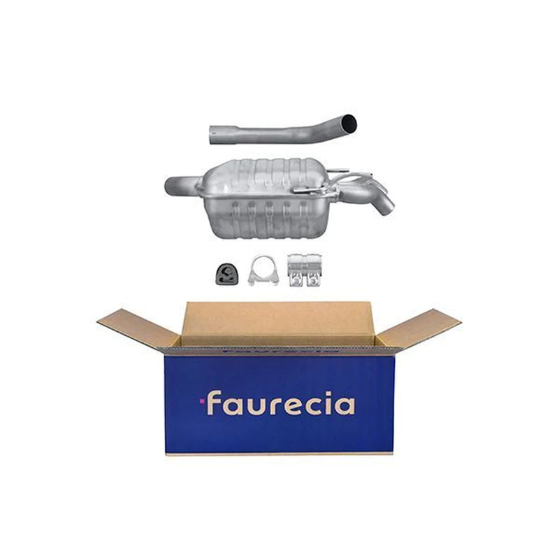 Hella End Silencer Rear fits Mercedes-Benz 124 1992-1993 124.061