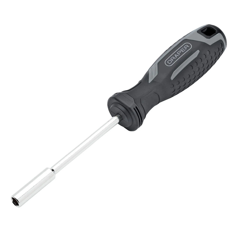 Draper Soft Grip Magnetic Screwdriver Bit Holder, 1/4" x 100mm - 200/BH - image 1