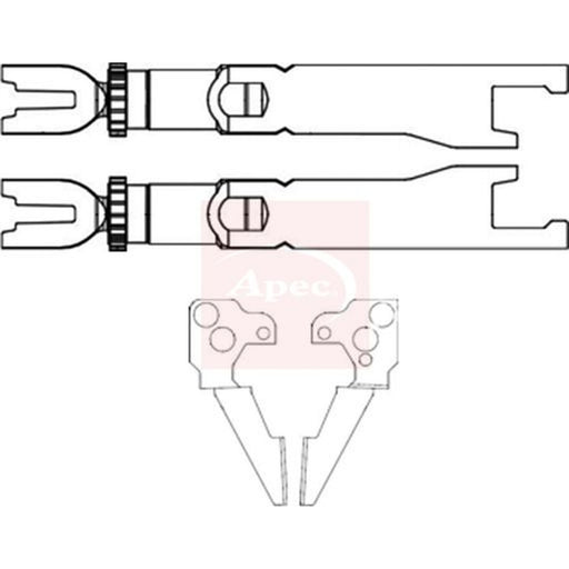 Apec Brake Slack Adjuster Teeth fits Hyundai Getz 2002-2010 1.1 1.3 1.4 1.5 1.6