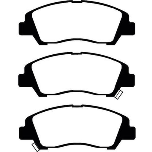 Abtex Front Brake Pad Set fits Hyundai I10 II 2013-2019 1.0 1.2