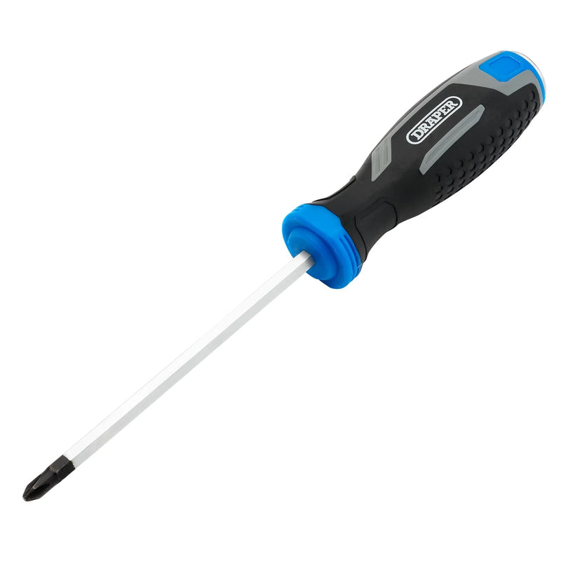 Draper Pound Thru Phillips Soft Grip Screwdriver, PH2 x 125mm - 210/PH - image 1