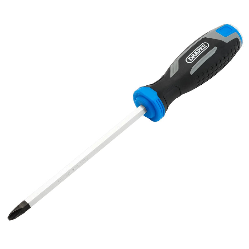 Draper Pound Thru Phillips Soft Grip Screwdriver, PH3 x 150mm - 210/PH - image 1