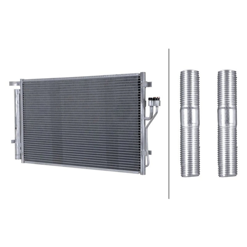 Hella Air Conditioning Condenser fits Hyundai IX35 2010-2015 1.6 2.0