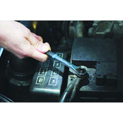Laser Battery Terminal Ratchet Wrench 8 x 10mm 7498 Laser - Dynamic Drive