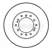 Borg & Beck Front & Rear Brake Discs & Pads fits Toyota Land Cruiser Prado