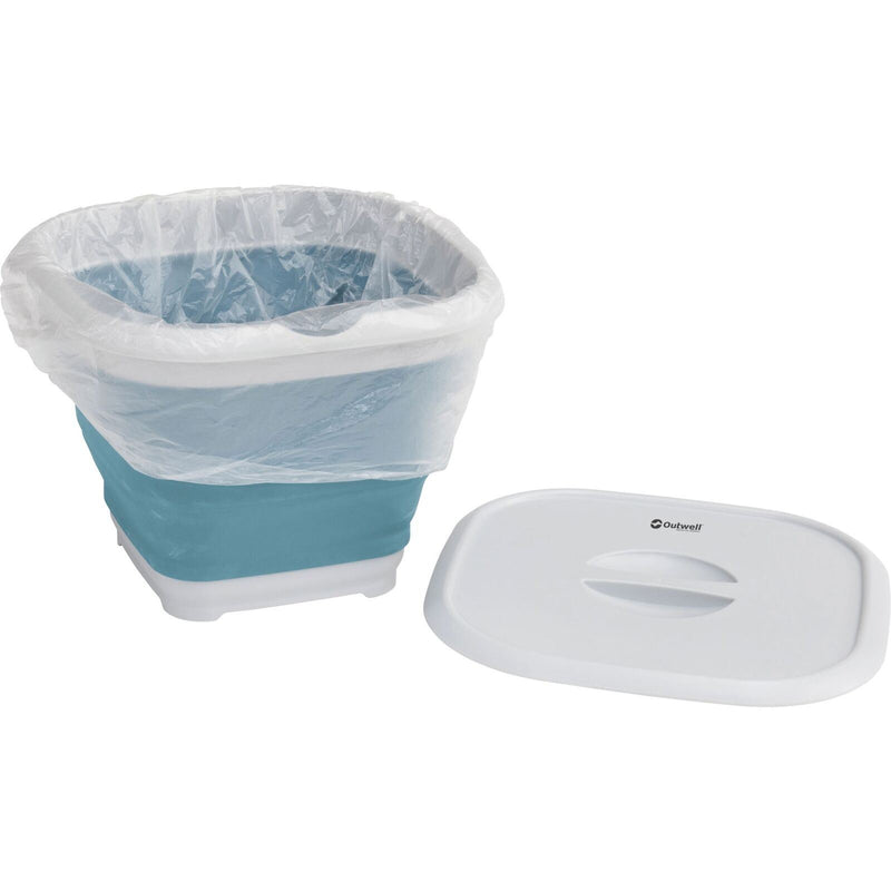 Outwell Collaps Collapsible Bin w/lid Classic Blue 9l Outwell  - Dynamic Drive