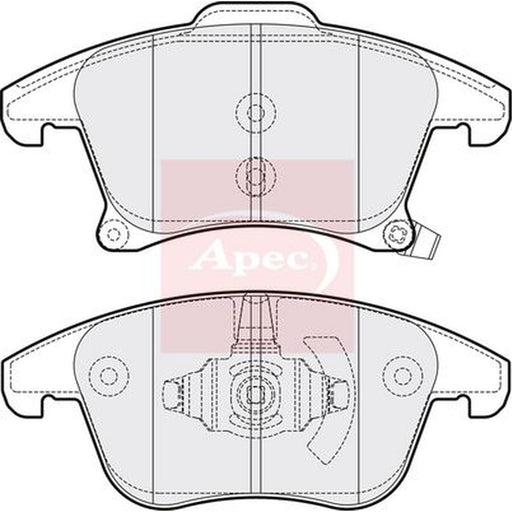 Apec Front Brake Pad Set fits Ford Galaxy 2019-2023 2.0