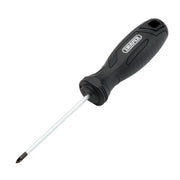 Draper Pozi Hard Grip Screwdriver, PZ0 x 75mm - 220/PZ - image 1