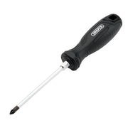 Draper Pozi Hard Grip Screwdriver, PZ1 x 100mm - 220/PZ - image 1
