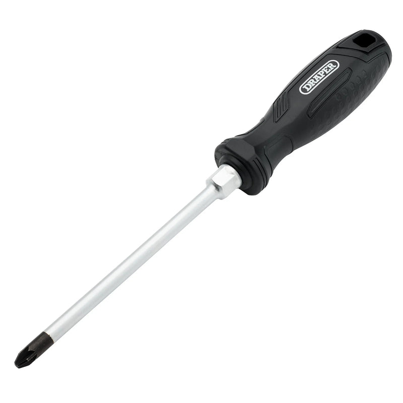 Draper Pozi Hard Grip Screwdriver, PZ3 x 150mm - 220/PZ - image 1