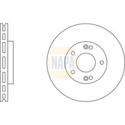NAPA Front & Rear Brake Discs & Pads fits Kia Pro Cee'D 2008-2013 1.4 1.6 2.0
