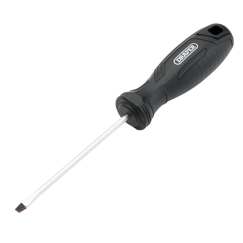 Draper Slotted Hard Grip Screwdriver, 4 x 100mm - 220/SL - image 1