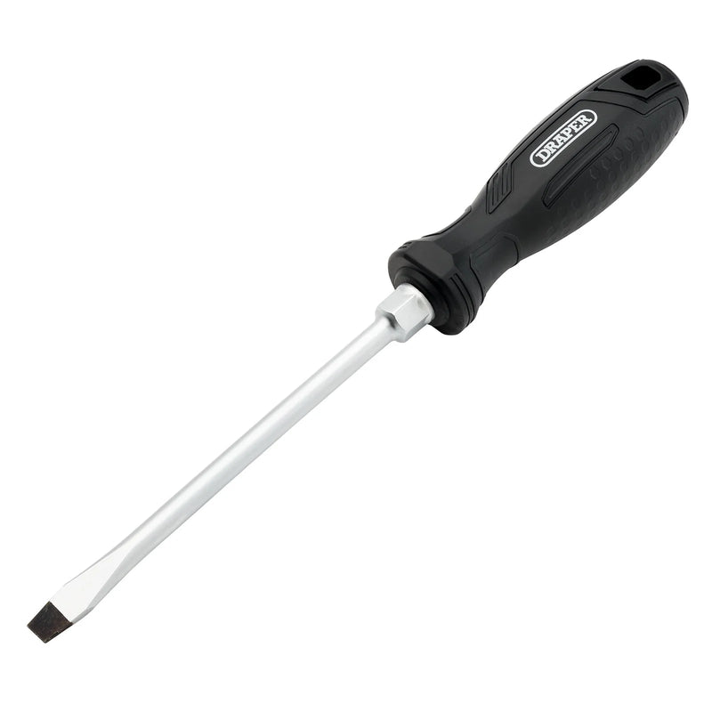 Draper Slotted Hard Grip Screwdriver, 8 x 150mm - 220/SL - image 1