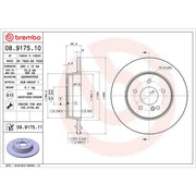 Brembo Front & Rear Brake Discs & Pads fits Mercedes-Benz E-Class T-Model