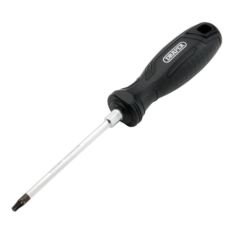 Draper TX-STAR® Tamperproof Hard Grip Screwdriver, T20H x 100mm - 220/TH - image 1