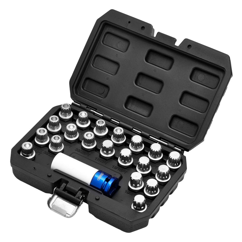 Draper BMW Locking Wheel Socket Set (21 Piece) - LWSS/BMW-21 Piece - image 1