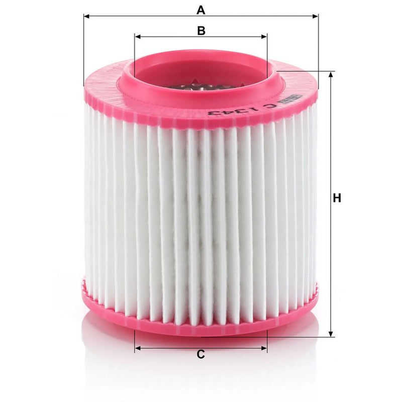 MANN-FILTER Engine Air Filter fits Audi A8 D3 2003-2010 6.0