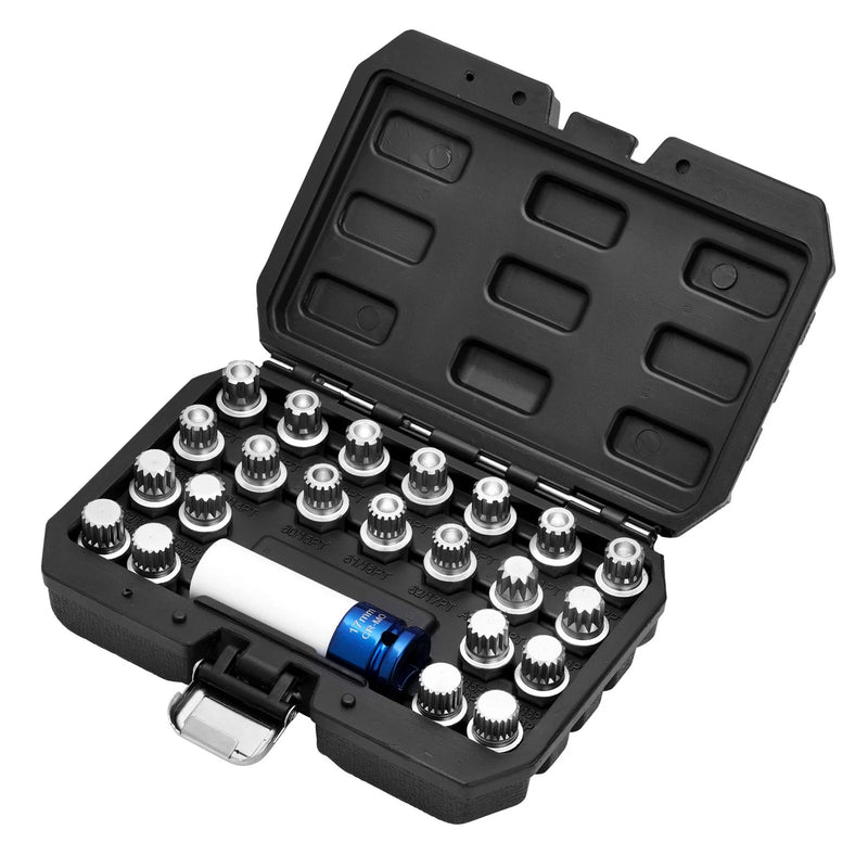 Draper VAG Locking Wheel Socket Set (23 Piece) - LWSS/VAG-23 Piece - image 1