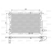Valeo Engine Radiator 701598