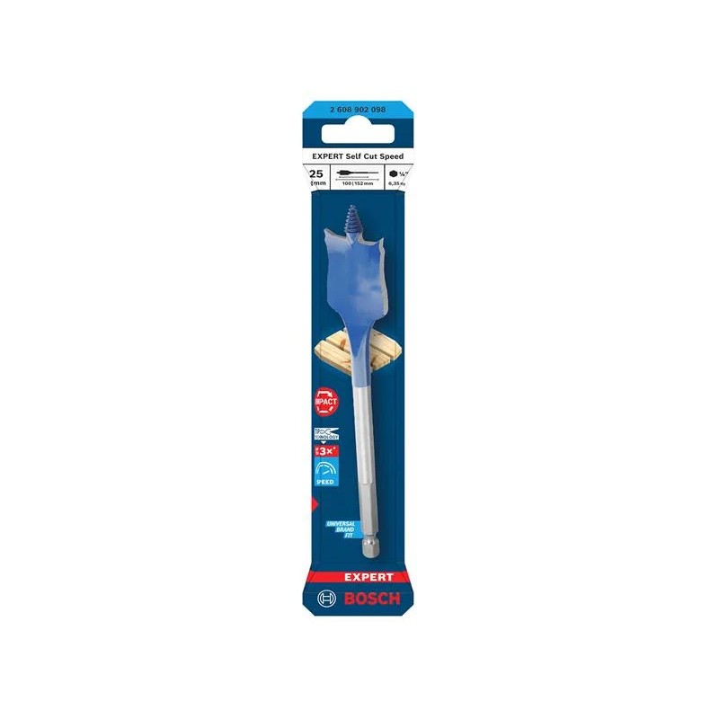 Bosch Powertool Accessories EXPERT Self Cut Speed Spade Drill