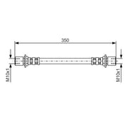 Bosch Brake Hydraulic Hose Line Rear 1 987 476 552