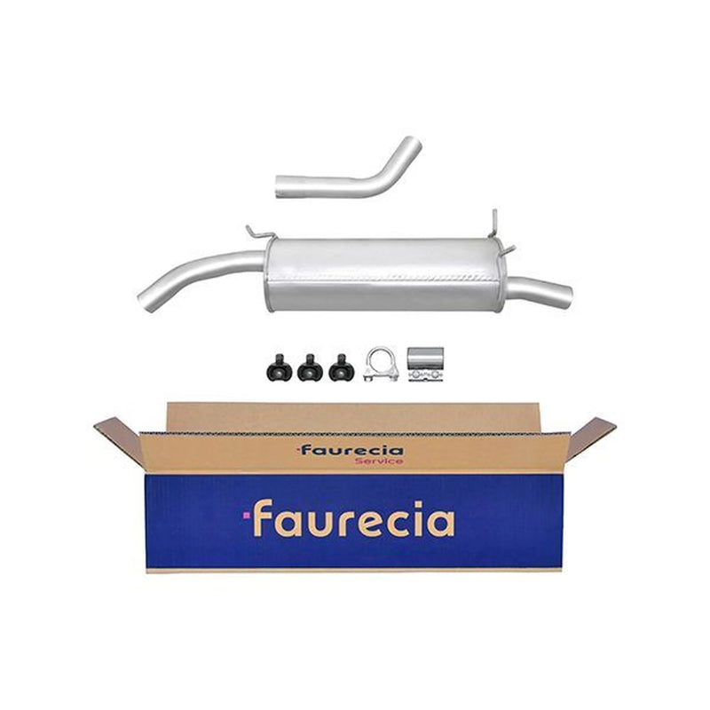 Hella End Silencer Rear fits Renault Megane I Coach 1997-2003 1.9