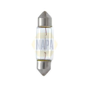 NAPA Number Plate Light Bulb SV8.5 12V fits Audi A6 C5 1997-2005