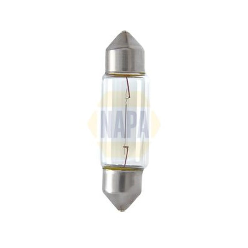 NAPA Number Plate Light Bulb SV8.5 12V fits Audi A6 C5 1997-2005