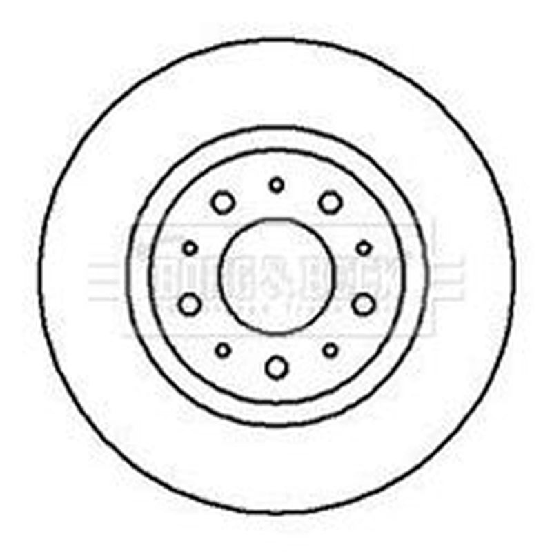 Borg & Beck Front & Rear Brake Discs & Pads fits Volvo S70 1999-2000 2.4