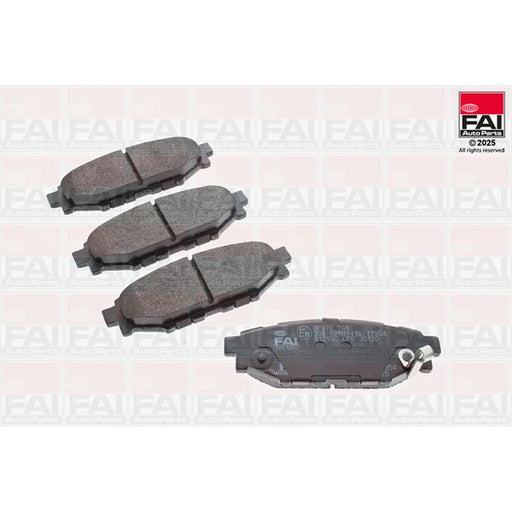 FAI Rear Brake Pad Set fits Subaru Crosstrek 2023 on 2.0