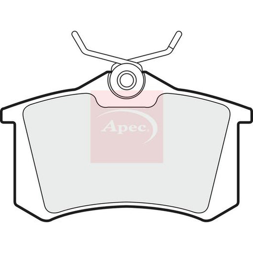 Apec Rear Brake Solid Discs & Pads fits Peugeot 405 1987-1996 1.9 2.0