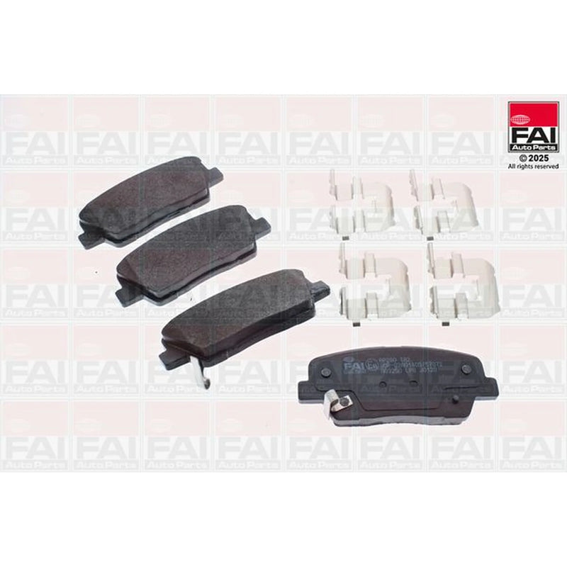 FAI Rear Brake Pad Set fits Genesis G70 2021 on 2.0 2.2