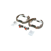 Bosch Brake Shoe Set Axle Kit fits Toyota Yaris/Vitz 2001-2005 1.4