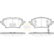 NAPA Rear Brake Pad Set fits Mazda 2 2022 on 1.5