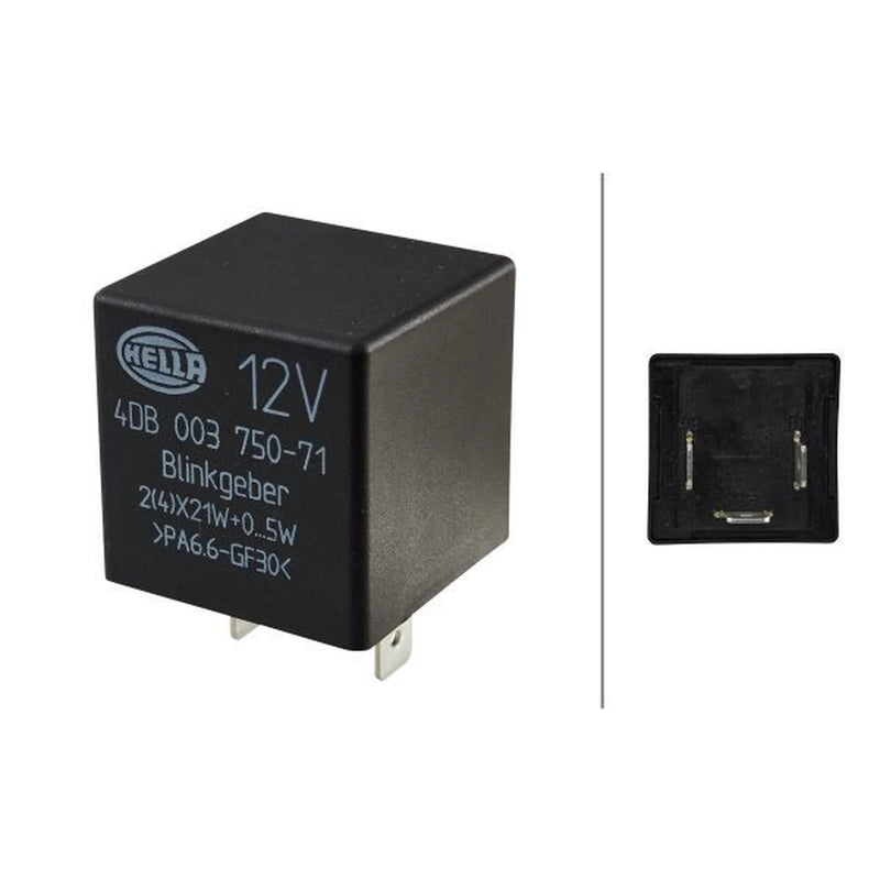 Hella Indicator Flasher Relay fits Alfa Romeo 155 1992-1997