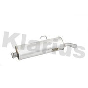 Klarius Box With Tail Pipe Rear fits Peugeot 205 1983-1998 1.0 1.1 1.4 1.6