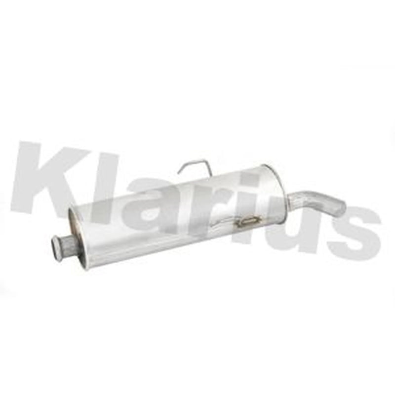 Klarius Box With Tail Pipe Rear fits Peugeot 205 1983-1998 1.0 1.1 1.4 1.6
